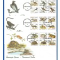 RSA-Sixth Definitive Series-Endangered Fauna-SACC6.1a/b/c-1993-FDC-Cover-Thematic-Fauna