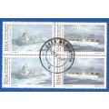 RSA-Used-1996-50th Anniversary of SA Merchant Marine-SACC 967-968-Thematic-Transport-Marine-Boat