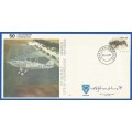 South African Air Force-FDC-Cover-No30-Signed-1987-No1280 of 7000-Thematic-Military-Plane-Air Force