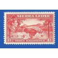 Sierra Leone 1938 King George VI - Rice Harvest-MM-Stamp-Single-Thematic-Places of Interest