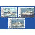 RSA-Used-1997-SACC 1008-1010-75th Anniversary of The SA Navy-Thematic-Navy-Boat