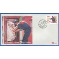 RSA-FDC-1996-SACC 6.45-World Post Day-Thematic-Post-man