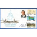 RSA-FDC6.3b Nelson Mandela Inauguration -Cover-1994-SACC -Addressed-Thematic-Famous Person