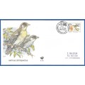 RSA-FDC-Cover-1995-SACC 6.18-Additional Value to the Definitive Issue-Addressed-Thematic-Fauna-Birds