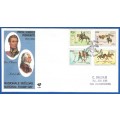 RSA-FDC-SACC 5.24-1993-National Stamp Day-Addressed-Thematic-Mail Runners-Horses