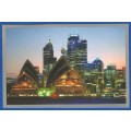 PostCard-Post Card-Australia Stamp Used-Sydney-Thematic-Places of Interest