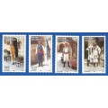 Turkish Cyprus 2002 National Costumes -MNH-Thematic-Costumes