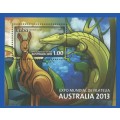 Cuba 2013 World Stamp Exhibition AUSTRALIA 2013 -MNH-M/S-Imperforated-Thematic-Fauna
