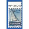 Spain 2011 The 50th Anniversary of the Barcelona Boat Show-MNH-Thematic-Transport-Sail Boat