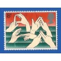 England-Used-Cancel-Thematic-Sign Language-Disabled