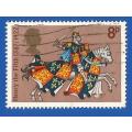 England-Used-Cancel-Thematic-Fauna-Horse-Warrior