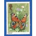 England-Used-Cancel-Thematic-Fauna-Butterfly