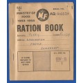 Vintage-Collectable-Ration Book-Identity Card-National service acts Grade Card -1944-1954