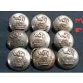 Antiques-Vintage-Collectable-Buttons Elephant in Crown