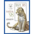 RSA-M/S-1998-MNH-SACC1088-SAPDA`98-Thematic-Fauna-Leopard