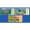 RSA-2000-MNH-Set-SACC1286-1288-South African World Heritage Sites -Thematic-Places of Interest