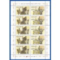RSA-1999-MNH-Sheetlet-SACC1247-1248-Commemoration of the Anglo Boer War-Thematic-History-War