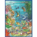 RSA-2001-MNH-SACC1465-South African Marine Life-Sheetlet-Thematic-Fauna-Marine Life-Fish