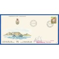 RSA-S A Navy-FDC-Cover No2-No 579/5000-Naval Volunteer Service-Signed-Thematic-Flora-Navy