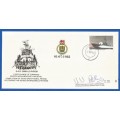 RSA-S A Navy-1982-FDC-Cover No3-S.A.S. Oswald Pirow-Signed-Thematic-Ship-Navy-Military