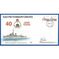 RSA-SA Navy-1987-FDC-Cover No11-No 0405/5000-SAS Pietermaritzburg-Signed-Thematic-Buildings-Navy
