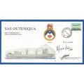 RSA-SA Navy-1993-FDC-Cover No19-No 641-SAS Outeniqua-Signed-Thematic-Plane-Navy