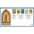 RSA-1997-FDC-SACC1075-1079-NO-6.69-SANTA Anniversary of Christmas Stamps-Thematic-Christmas