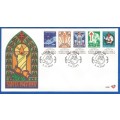 RSA-1997-FDC-SACC1070-1074-NO-6.68-SANTA Anniversary of Christmas Stamps-Thematic-Christmas