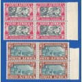 Union of SA 1938 Commem of Voortrekkers SACC79-80 MNH-Thematic-Symbol-Scenery