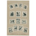 Union of South Africa-Third Definitive Series Of Postage Stamps-Pg1-8