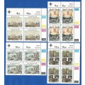 RSA-1991-MNH-Control Blocks-SACC746-749-30th Anniversary of Republic-Thematic-Scientific-Technology