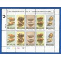RSA-1995-MNH-Sheetlet-SACC924-928-Sea Shells-Thematic-Sea Shells