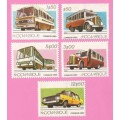 Mozambique 1980 Road Transport -MNH-Thematic-Transport-Busses