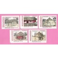 Mozambique 1998 Traditional Dwellings part set -MNH-Thematic-Traditional Huts