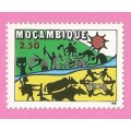 Mozambique 1976 `FACIM` Industrial Fair - Overprinted FACIM 1976 -MNH-Single-Thematic-Symbol