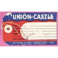 Vintage-Union Castle-For Stowage in Cabin-Baggage Room-Hold Ephemera