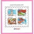 Zimbabwe-MNH-2021-M/S-Covid 19 Awareness-Thematic-Covid 19-Vaccine-washing- (Small Tear noted)