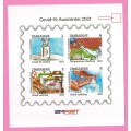 Zimbabwe-MNH-2021-M/S-Covid 19 Awareness-Thematic-Covid 19-Vaccine-washing- (Oil Mark noted)
