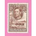 Bechuanaland Protectorate-MM-1938-SACC116-Postage-Revenue Issue KGVI-Thematic-Famous Person