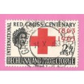 Bechuanaland Protectorate-Used-1963-SACC179-Red Cross Centenary-Thematic-Famous Person