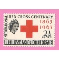 Bechuanaland Protectorate-MM-1963-SACC179-Red Cross Centenary-Thematic-Famous Person