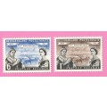 Bechuanaland Protectorate-MM-1960-SACC150/152-75th Anniversary-Thematic-Famous People