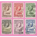 Bechuanaland Protectorate-Used-1958-SACC138/139/140/141/144/145-Definitive Issue-Thematic