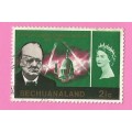 Bechuanaland-Used-1966-SACC191-Churchill Commemoration-Thematic-Famous Person