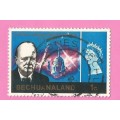 Bechuanaland-Used-1966-SACC190-Churchill Commemoration-Thematic-Famous Person