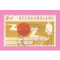 Bechuanaland-Used-1965-SACC186-ITU Centenary-Thematic-Symbol