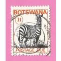 Botswana- Plains Zebra Postage Due Used-Thematic-Fauna