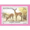 Botswana 1987 Animals of Botswana Steenbuck-Used-Thematic-Fauna
