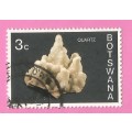 Botswana 1974 Botswana Minerals -Used-Thematic-Geology-Quartz
