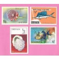 Mix Stamps-MNH-Thematic-Fish